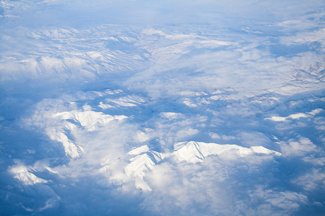 Hills from the plane - January 2006 - Turkey