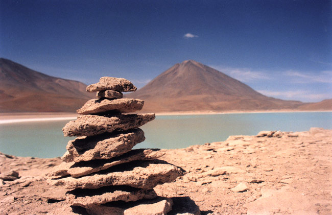 Laguna verde y Licancabur -  2001- Bolive