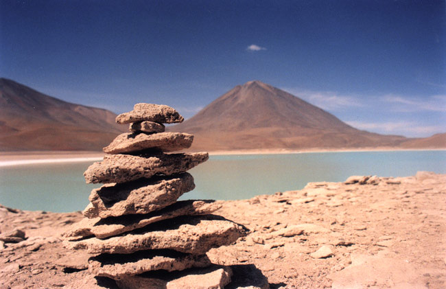 Laguna verde y Licancabur -  2001- Bolivia